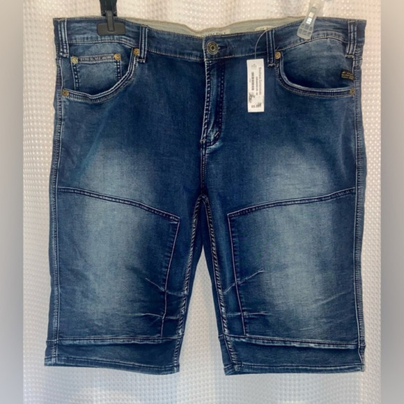 2/49$ Men’s Black Bull Apparel regular‎ fit Jean Bermuda shorts Shorts size 44 - Picture 1 of 15